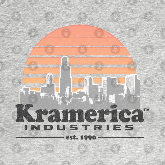 Kramerica Industries / Faded (Black) 90s Style Logo Original Design by DankFutura